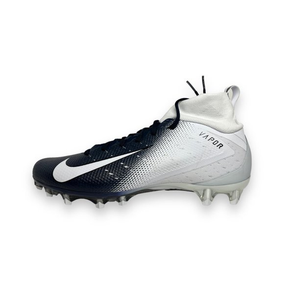 Nike Vapor Untouchable Pro TD 3 White Navy Football Cleats AO3021-102 Sz 13.5 - Picture 1 of 8